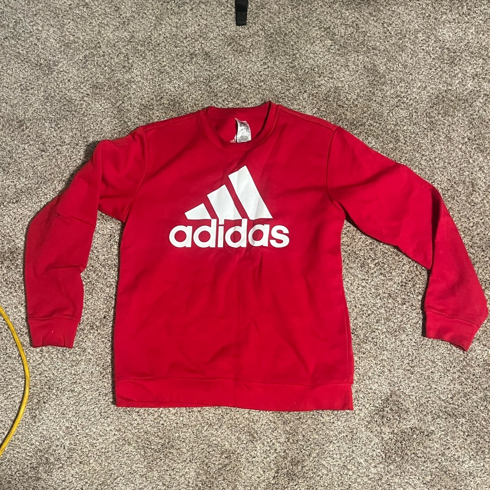 Adidas Bold Red Crewneck